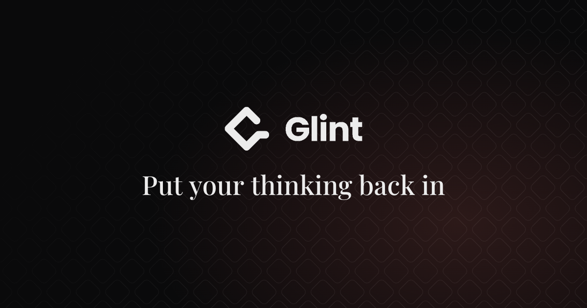 Glints Login Log in · Glint